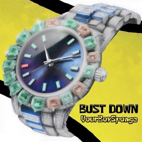 spongebob rolex watch|bust down feat squidward.